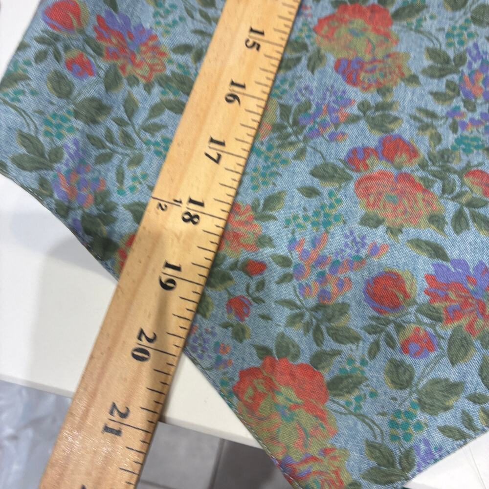 VTG 90's Gap Blue Floral Vest Sz M/L - Picture 6 of 7